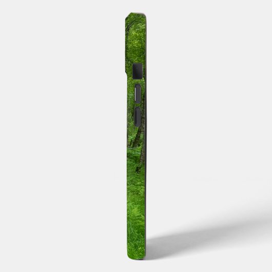 Vibrant Green Woodland iPhone Case (Rückseite / Links)