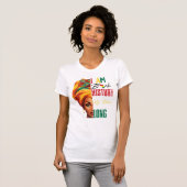 Vibrant Headwrap Illustration  T-Shirt (Vorne ganz)