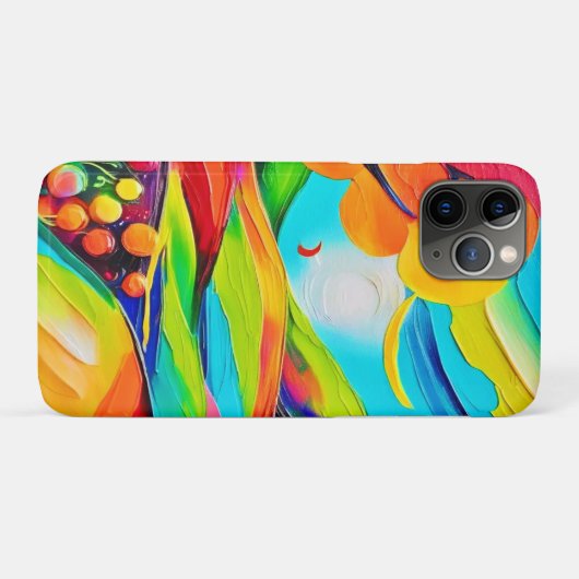 Vibrant Hillside Harmony Painting Case-Mate iPhone Hülle (Rückseite (Horizontal))