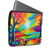 Vibrant Hillside Harmony Painting Laptopschutzhülle (Vorne Rechts)