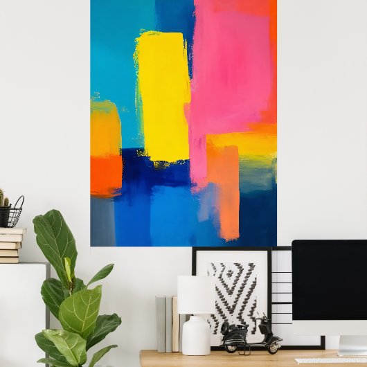 Vibrant Horizon Poster (Heimbüro)