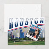 Vibrant Houston Texas Foto Collage Postkarte (Vorne/Hinten)
