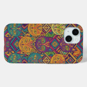 Vibrant Huichol Animal Spirit Phone Case (Rückseite (Horizontal))