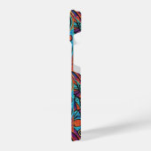 Vibrant Huichol Animal Spirit Phone Case iPhone Hülle (Linke Seite)