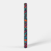 Vibrant Huichol Animal Spirit Phone Case Samsung Galaxy Hülle (Rechte Seite)