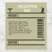 Vibrant, Humorous, and Versatile Design for Party Weinetikett (Einzelnes Label)