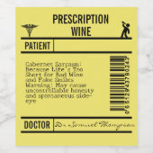 Vibrant, Humorous, and Versatile Design for Party Weinetikett (Einzelnes Label)