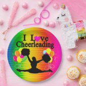 VIBRANT I LIEBE CHEERLEADING PAPIER TELLER (Party)