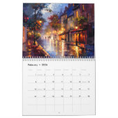 Vibrant Impasto Art Calendar 2026 Kalender (Feb 2026)