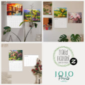 Vibrant Impasto Art Calendar 2026 Kalender