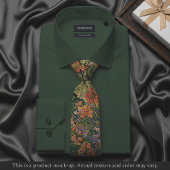 Vibrant Impressionist Garden Necktie Krawatte