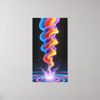 Vibrant ink pulses vibrate leinwanddruck