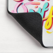 "Vibrant Journey Design" Mousepad (Ecke)