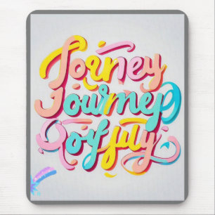 "Vibrant Journey Design" Mousepad