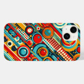 Vibrant Kinetic Geometric Circles Phone Case  (Rückseite (Horizontal))