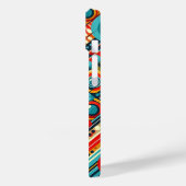 Vibrant Kinetic Geometric Circles Phone Case  (Rückseite / Links)