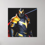 Vibrant Knight Canvas Print Triptych Leinwanddruck (Vorderseite)