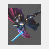 Vibrant Knight Fleecedecke (Vorderseite)