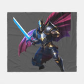 Vibrant Knight Fleecedecke (Vorderseite (Horizontal))