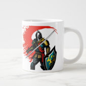 Vibrant Knight Jumbo-Tasse (Rechts)
