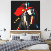 Vibrant Knight Leinwanddruck (Insitu (Schlafzimmer))