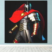 Vibrant Knight Leinwanddruck (Insitu (Holzboden))