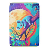 Vibrant Koala Moon Badematte (Vorderseite Vertikal)