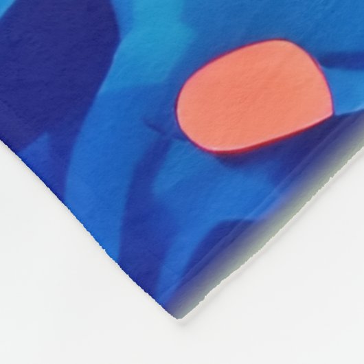 Vibrant Koala Moon Fleecedecke (Ecke)