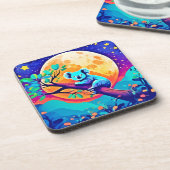 Vibrant Koala Moon Getränkeuntersetzer (Linke Seite)