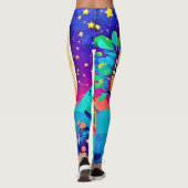 Vibrant Koala Moon Leggings (Rückseite)