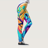Vibrant Koala Moon Leggings (Rechts)
