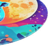 Vibrant Koala Moon Schneidebrett (Ecke)