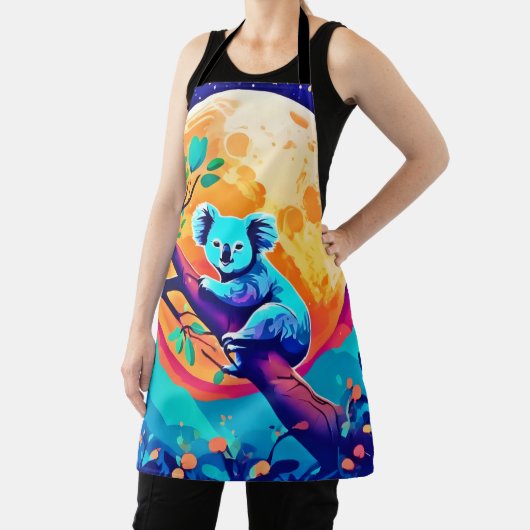 Vibrant Koala Moon Schürze (InSitu)