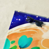Vibrant Koala Moon Strandtuch (Beispiel)