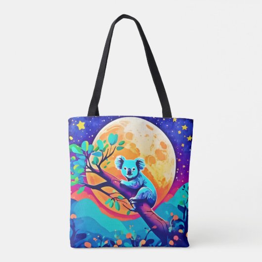 Vibrant Koala Moon Tasche (Rückseite)