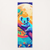 Vibrant Koala Moon Yogamatte (Vorderseite)