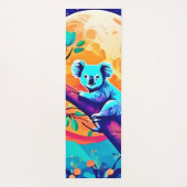 Vibrant Koala Moon Yogamatte (Rückseite)