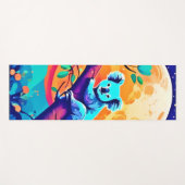 Vibrant Koala Moon Yogamatte (Vorderseite (Horizontal))