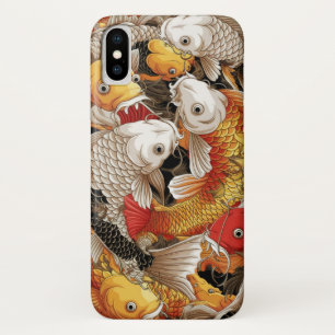Vibrant Koi Harmony - Japanischer Koi Fisch Nahtlo Case-Mate iPhone Hülle