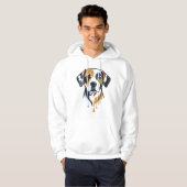 Vibrant Lab Pop Art Hoodie (Vorne ganz)