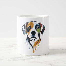 Vibrant Lab Pop Art Jumbo-Tasse