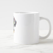 Vibrant Lab Pop Art Jumbo-Tasse (Rechts)