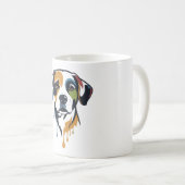 Vibrant Lab Pop Art Kaffeetasse (VorderseiteRechts)