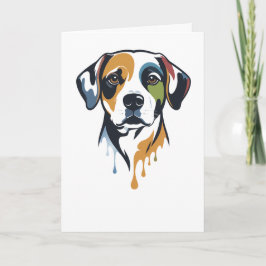 Vibrant Lab Pop Art Karte