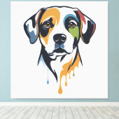 Vibrant Lab Pop Art Leinwanddruck (Insitu (Holzboden))
