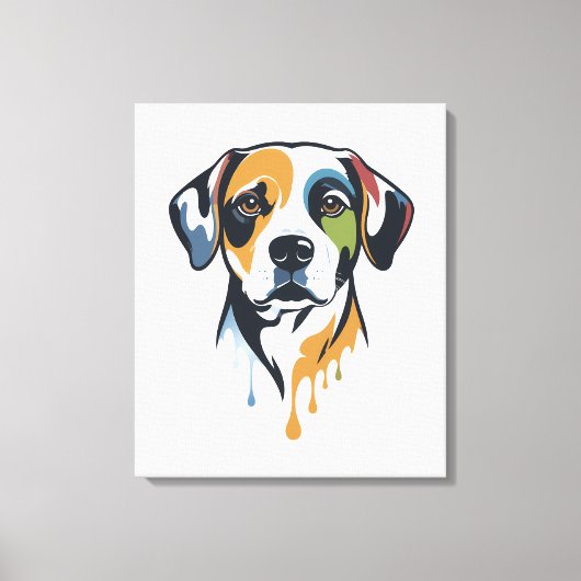Vibrant Lab Pop Art Leinwanddruck (Vorderseite)