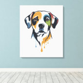Vibrant Lab Pop Art Leinwanddruck (Insitu (Holzboden))