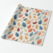 VIBRANT LEAF PATTERNS GESCHENKPAPIER (Ungerollt)