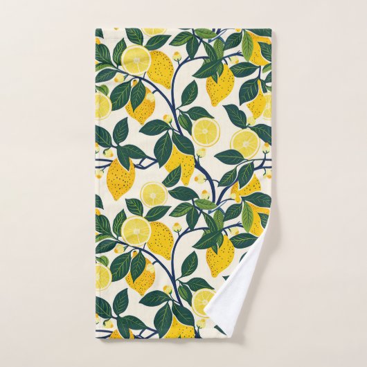 Vibrant Lemon Grove Badhandtuch Set (Handtuch)