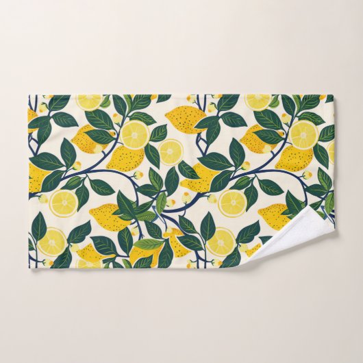 Vibrant Lemon Grove Badhandtuch Set (Handtuch)
